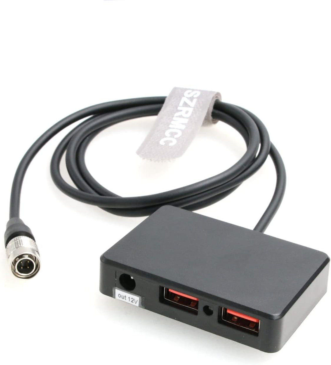 SZRMCC Audioroot Hawk-Woods DV-SQN4S Hirose 4-Pin auf Dual USB QC3.0 5V 3A Schnellladekabel für Hand