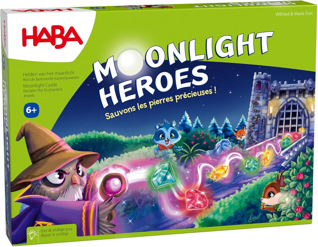 HABA - Moonlight Heroes – Gesellschaftsspiel – Ein magisches Sammel- und Strategiespiel – 5 Jahre un