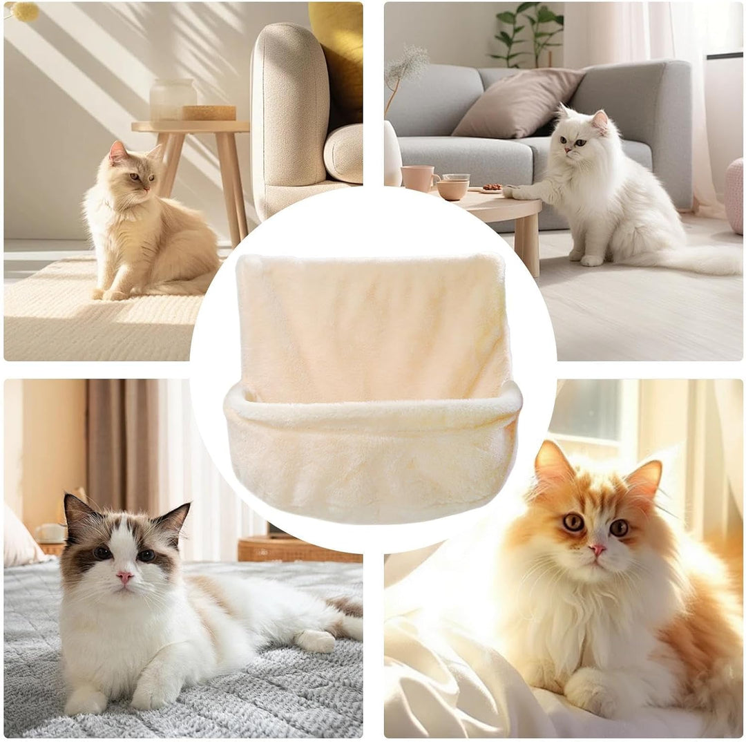 Hängebett Für Katzen Heizung, Katzen Kuschelsack, Katzenbett Mit Geländer,Katzenhängematte Katzenbet