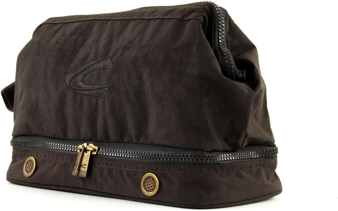 camel active Herren JOURNEY Kulturtasche Brown S, Brown S