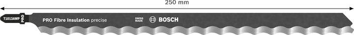 Bosch 3x PRO Fibre Insulation precise T1013AWP Stichsägeblatt (für Mineralwolle, Mineralwolle, Länge