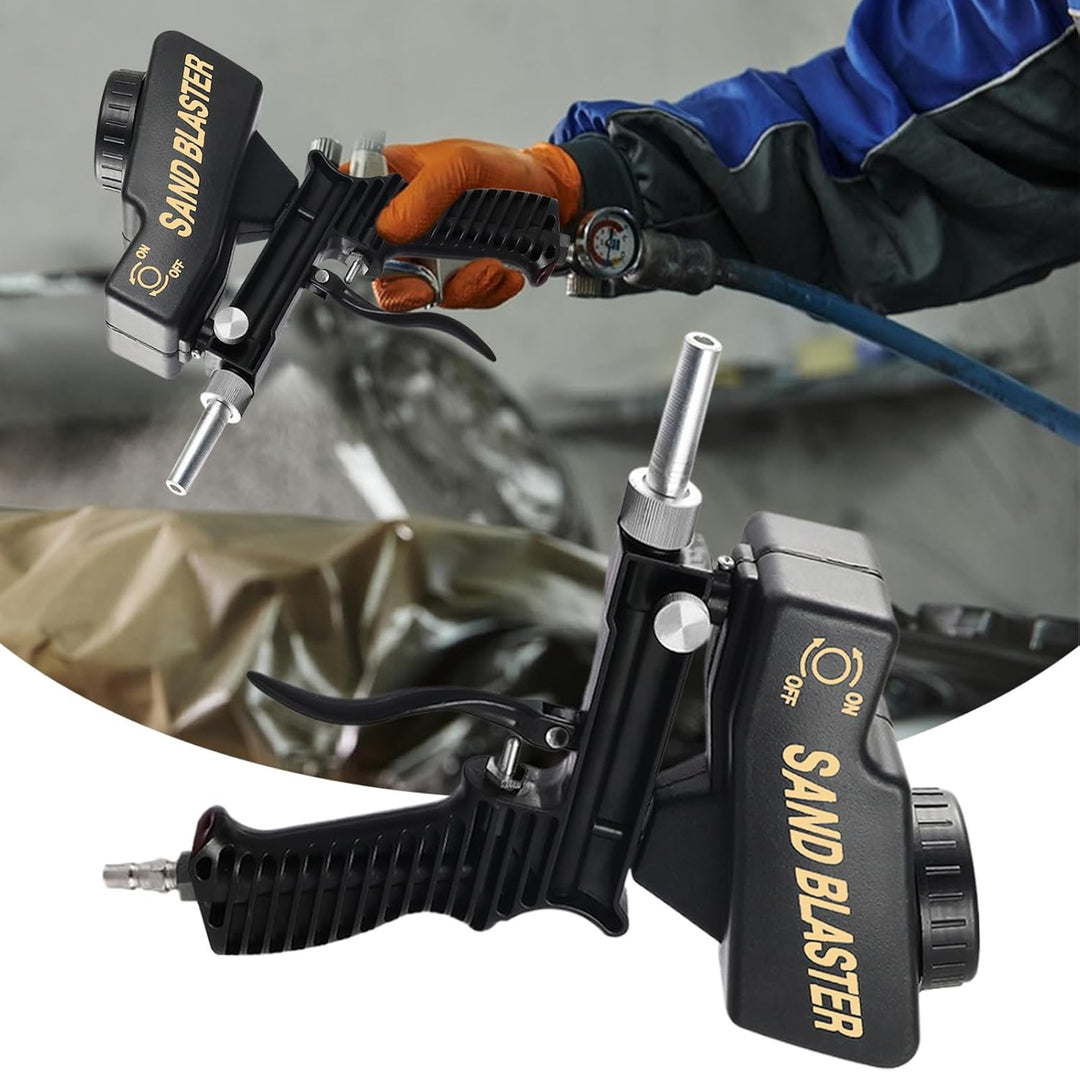 Portable Sandblasting Machine, Handheld Power Sander Tool, Rust Removal Equipment for Metal Paint Re