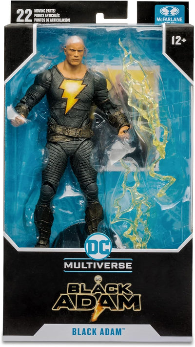 McFarlane Actionfigur DC Black Adam - Black Adam (Heroe Anzug) Mehrfarbig TM 15256, Bunt Schwarz Ada