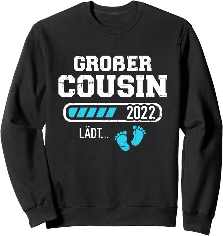 Grosser Cousin lädt 2022 Schwangerschaft verkünden Sweatshirt