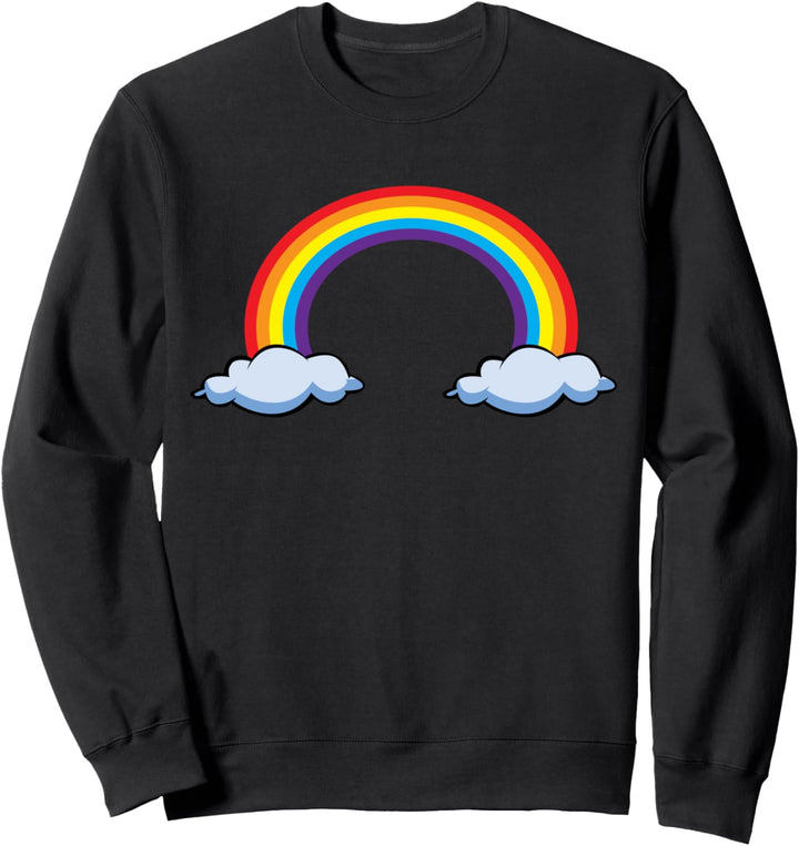 Regenbogen mit Wolken | Rainbow Sweatshirt
