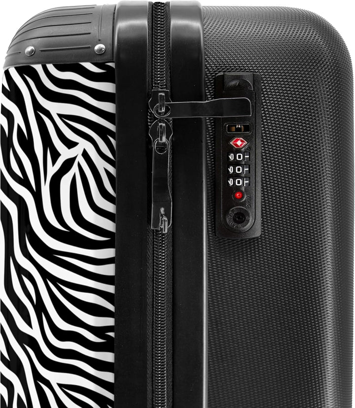 NoBoringSuitcases.com® Handgepäck, Hartschalenkoffer mit TSA Schloss, Trolley, Reisekoffer, Carry on