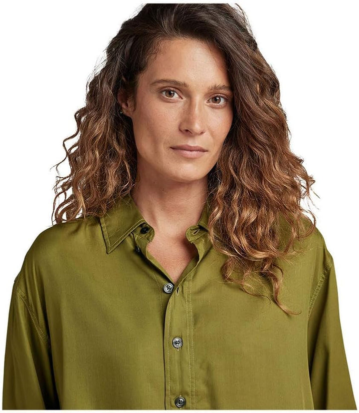 G-STAR RAW Damen Dress Hemd Shirts XS Grün (Avocado D22917-d297-d612), XS Grün (Avocado D22917-d297-