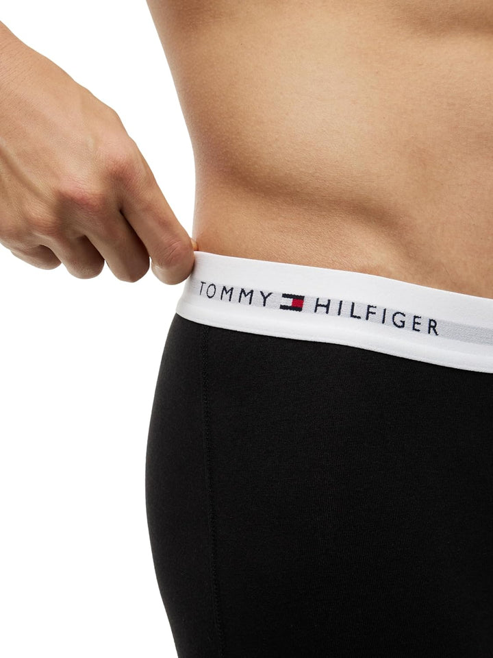 Tommy Hilfiger Herren Boxershort Trunk Unterwäsche XL Black/Black/Black/Black/Black, XL Black/Black/