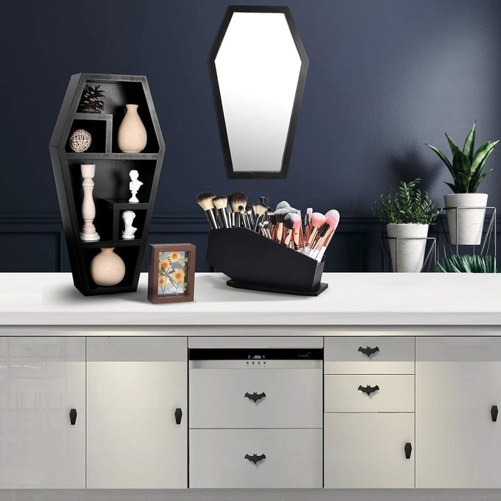 Gothvanity Schrankknäufe für Sarg, Gothic-Dekor-Knöpfe für Küchenschrank, Schubladen, Kommode und Sc