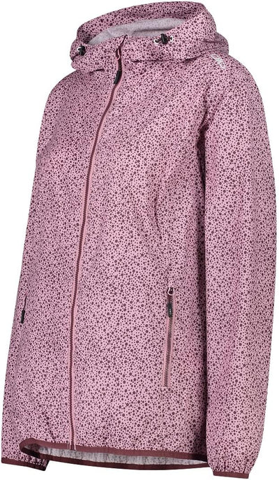 CMP Damen Damenjacke mit Regenkapuze regenjacke, Erröten