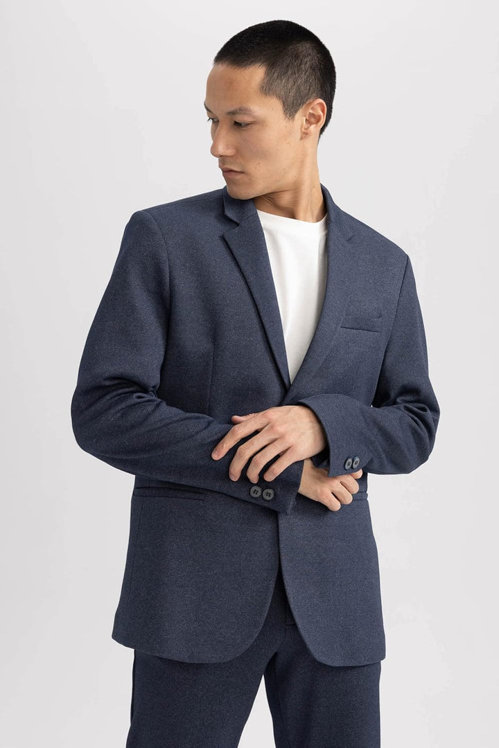 DeFacto Herren Blazer 54 Navy, 54 Navy