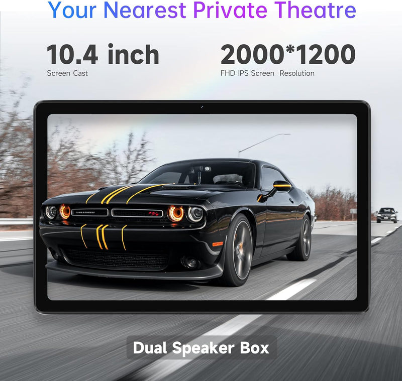 ALLDOCUBE iPlay50 Pro Tablet 10,4 Zoll 8GB RAM 128GB ROM Android Tablet mit MTK G99 Okta-Core CPU Ki