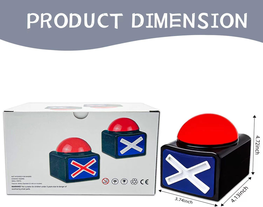Spiel Antwort Buzzer mit Sound,Game Buzzer,Spiel Show Buzzer- Spiel Buzzer mit Lichtern und Quiz Got