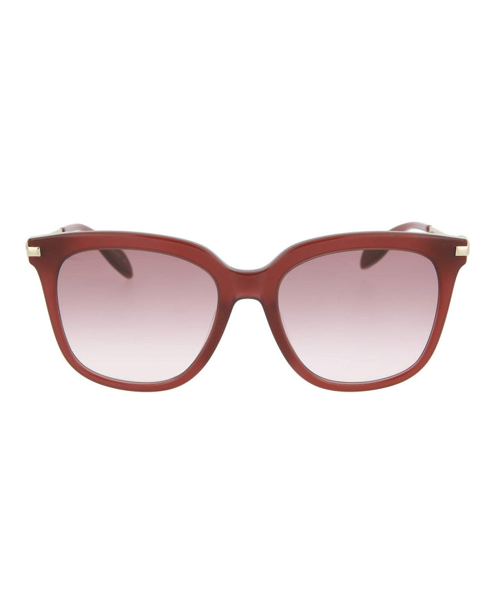 Alexander Mcqueen Damen Am0107S 003 55 Sonnenbrille, Rot (003/Burgundy/Pink)