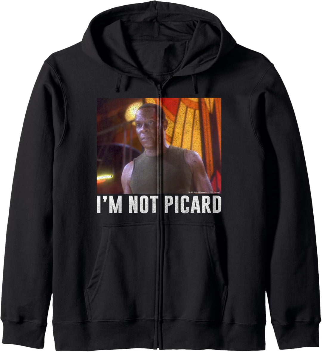 Star Trek: Deep Space Nine Captain Sisko I'm Not Picard Kapuzenjacke