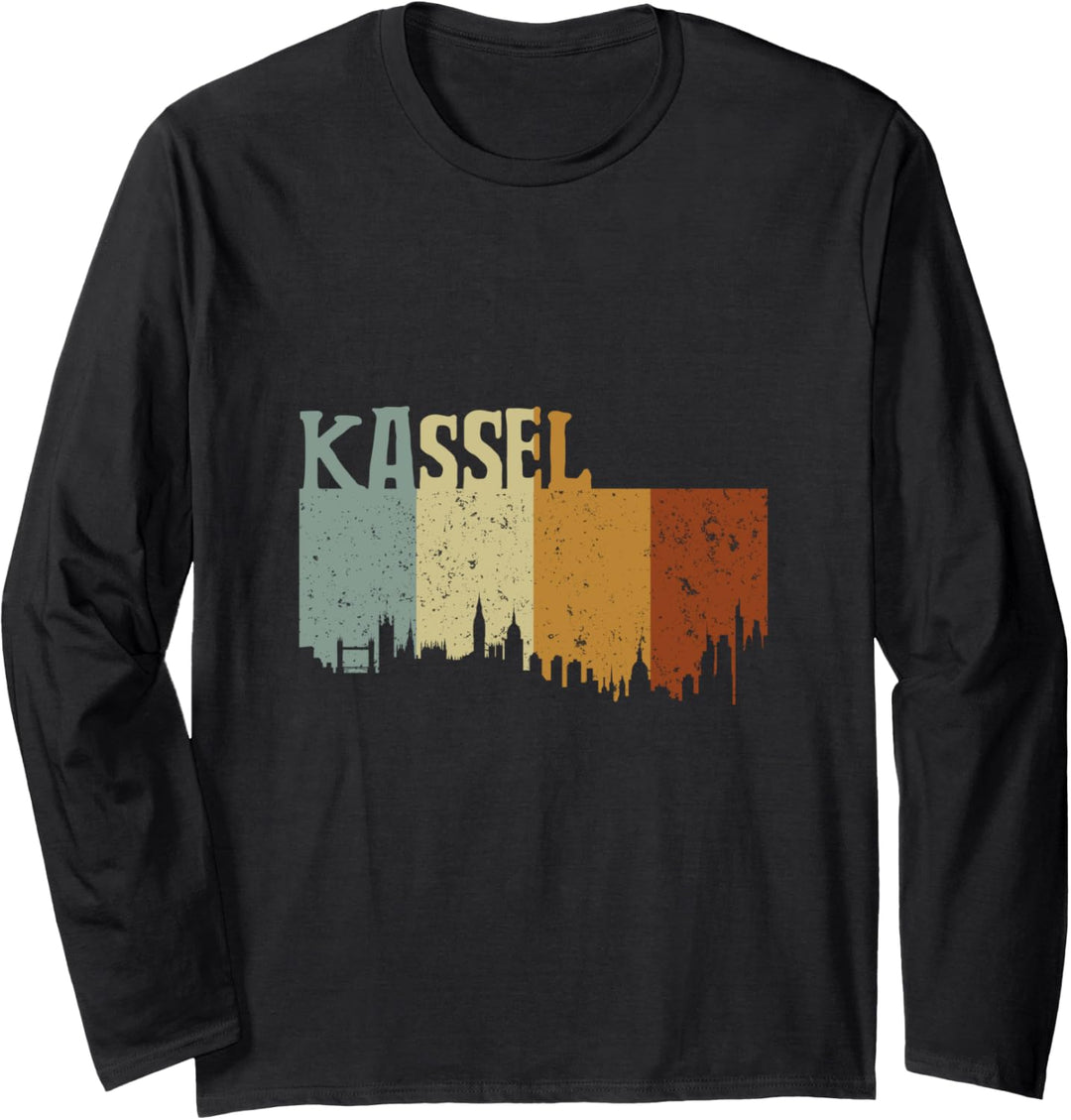 Kassel Retro Kasseler Vintage Langarmshirt