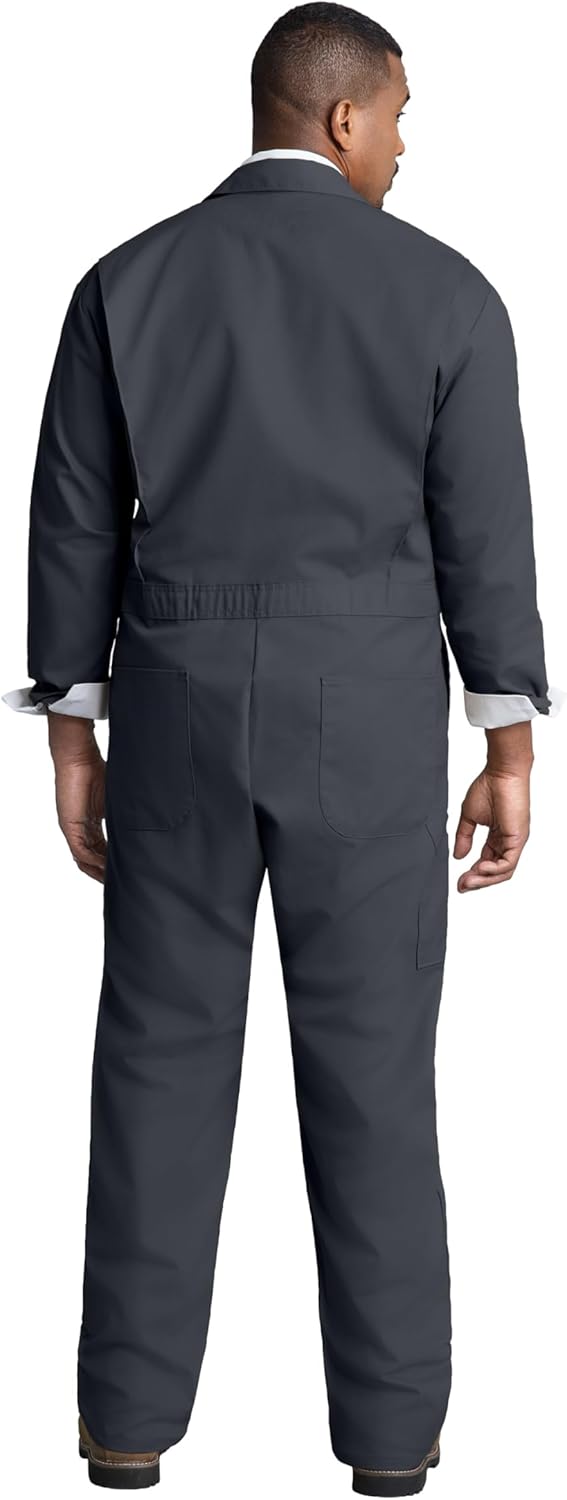 Red Kap Herren-Overall, langärmelig, Twill - grau