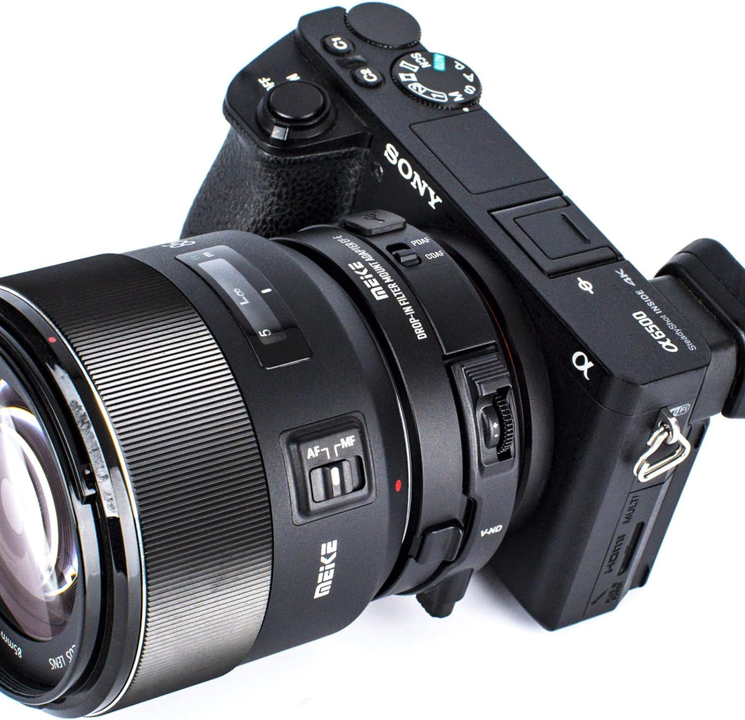 Meike MK-EFTE-C VND Drop-In Filter Autofokus Mount Objektivadapter für Canon EF/EF-S Objektive an So
