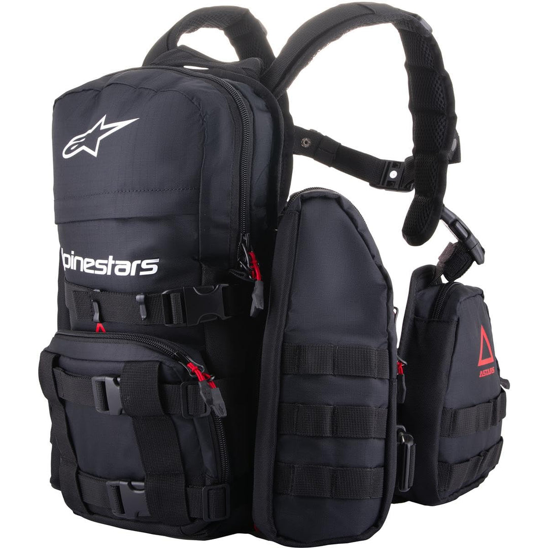 Alpinestars Techdura Tactical Pack Backpack One Size Schwarz-weiss, Schwarz-weiss