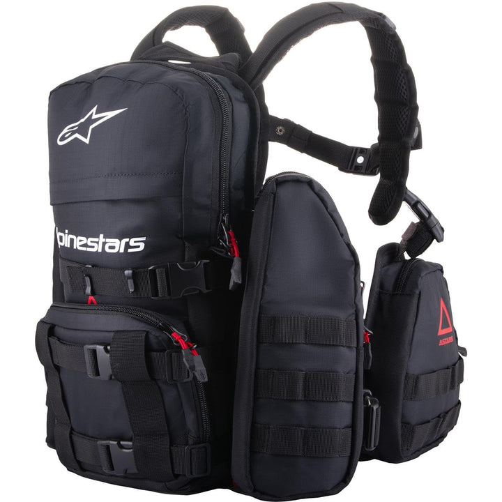 Alpinestars Techdura Tactical Pack Backpack One Size Schwarz-weiss, Schwarz-weiss