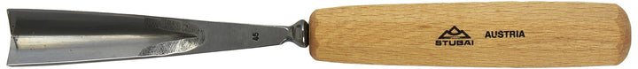 Stubai Stechbeitel Serie 55 - Form 45 : Gerader Graissfuss 25mm - 554525, 25mm