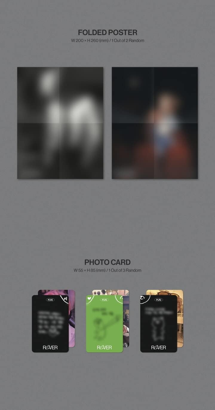 KAI EXO - 3rd Mini Album Rover Digipack Version CD+Folded Poster (+Folded Poster)