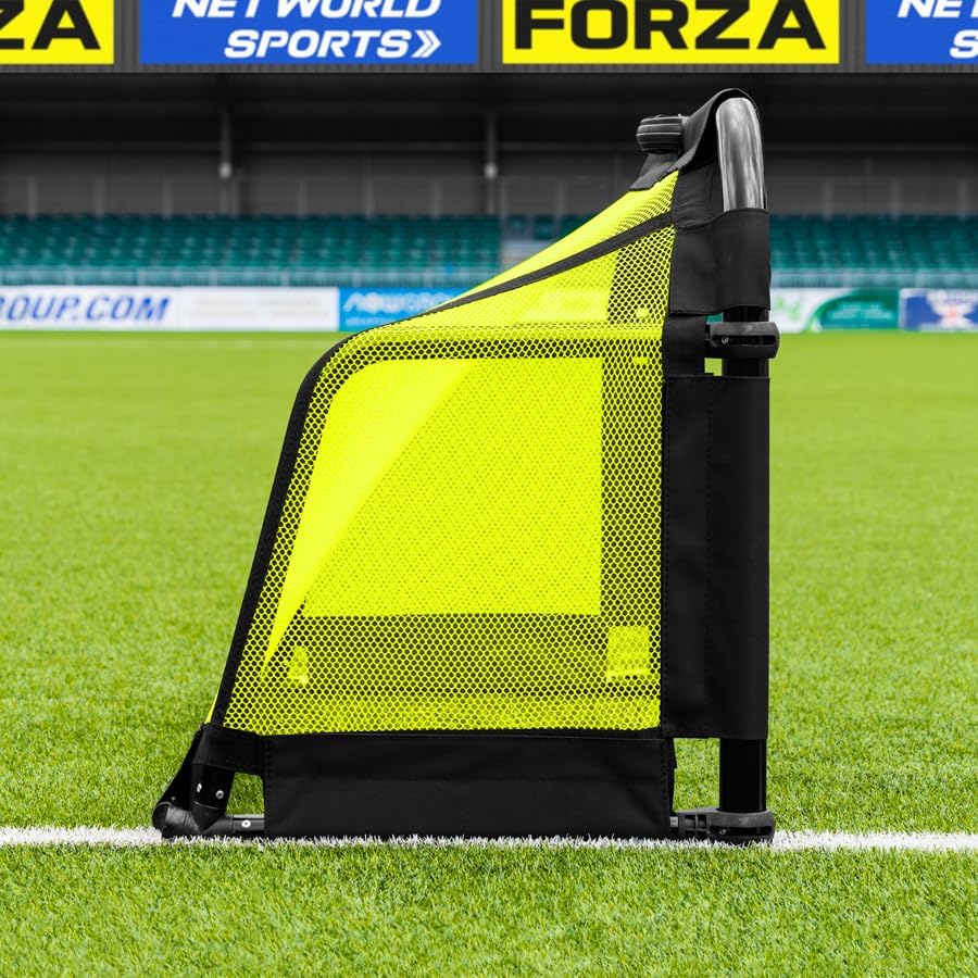 FORZA POD Tor | Pro Alu50 Tragbares Pop-Up-Trainingstor mit Netz und Tragetasche, Schnellaufbau | Le