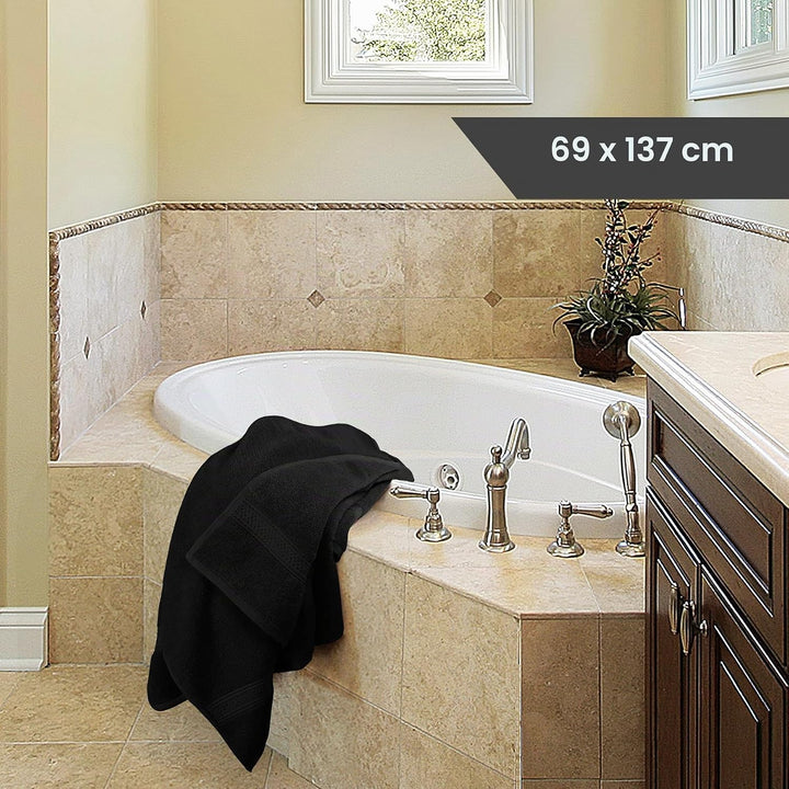 Utopia Towels - 4er-Pack Badetücher Set Premium 100% ringgesponnene Baumwolle 69 x 137 cm Handtücher