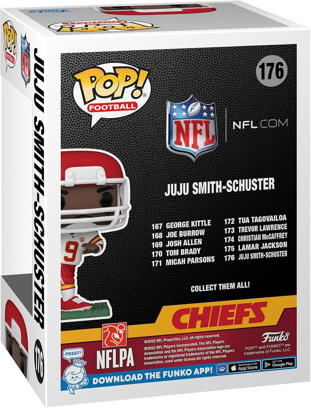 Funko Pop! NFL: Steelers - Ju Ju Smith Schuster Ju Ju Smith Schuster - (Away) - Vinyl-Sammelfigur -