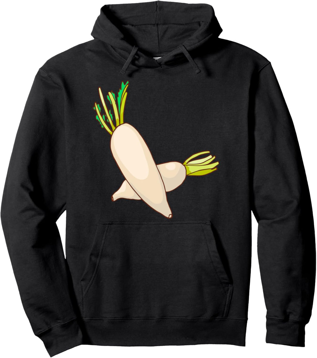 Rettich Gemüse Vegan Vegetarisch Veganer Vegetarier Pullover Hoodie