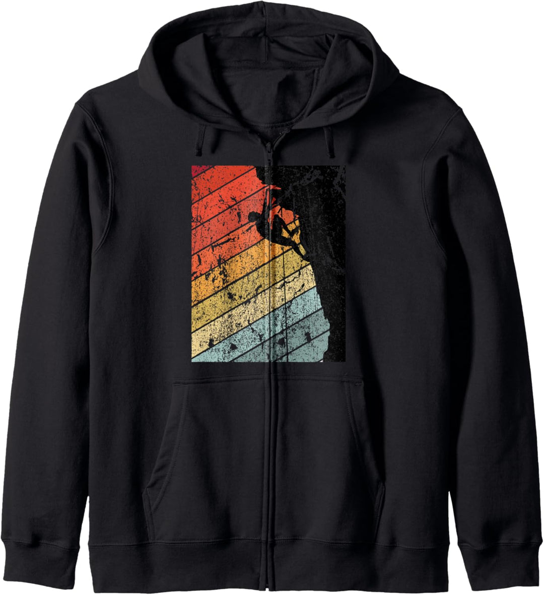 Retro Klettern Bouldern Felsklettern Kapuzenjacke