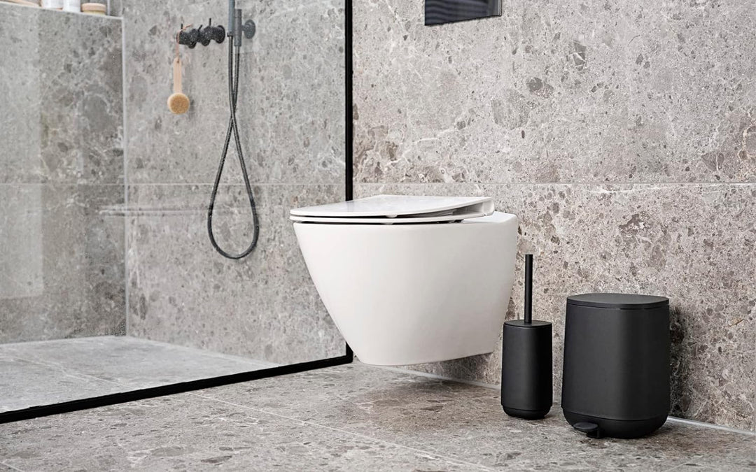 Zone Denmark Time Toilettenbürste, Klobürste fürs Badezimmer, Durchm. 10,5 cm, Höhe 36 cm, Schwarz 1