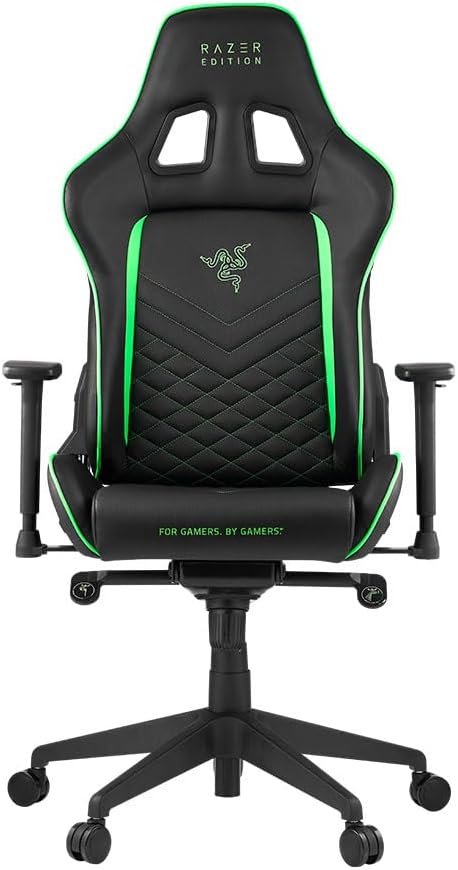 Razer TAROK PRO - Razer Edition Gaming Chair by Zen Gaming Stuhl, Schwarz/Grün, RZ.CD.TK.03.RT, 70 x