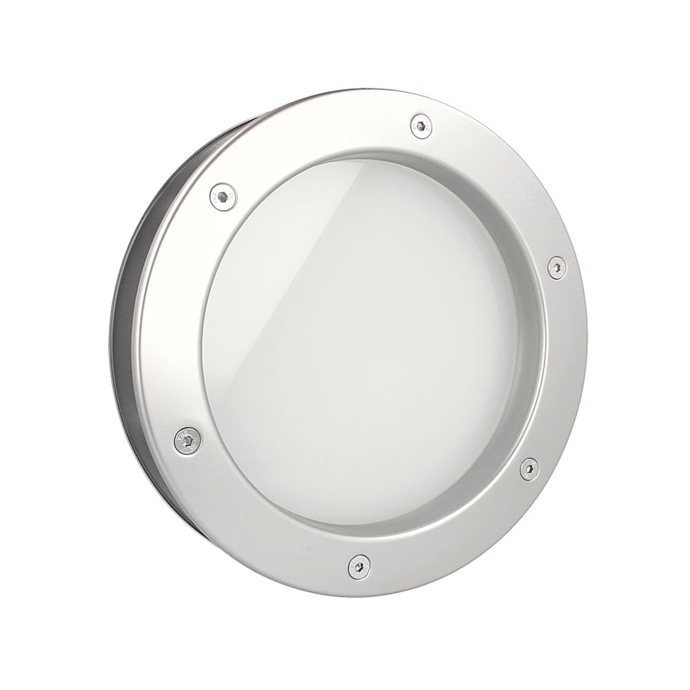 MLS Bullauge B4000, Bullauge für Türen, aus Robustem Aluminium, VSG-Sicherheitsglas, Passend für 40