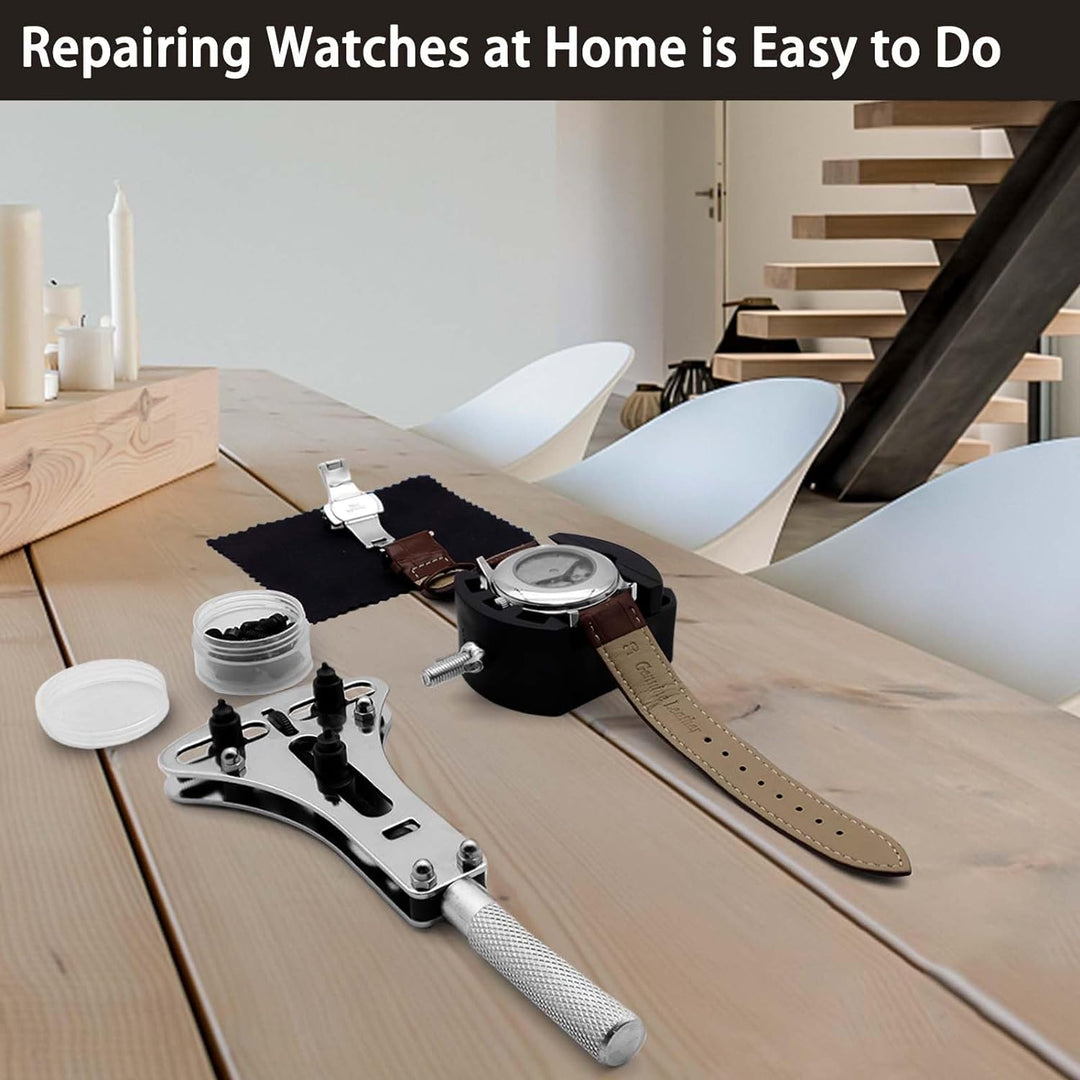 Uhren Reparatur Set, GLDCAPA Professionelles Uhrenbatterie Ersatz Set, Uhrenreparaturwerkzeuge mit T