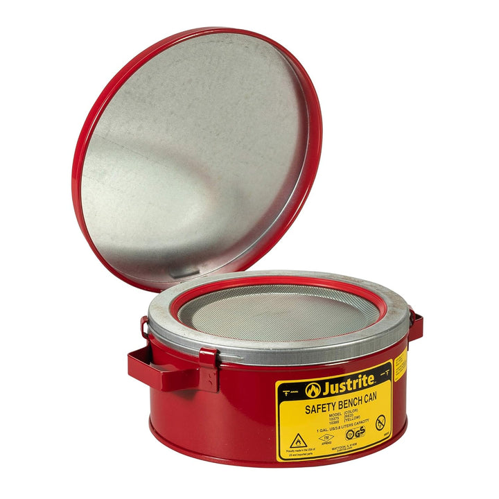 Sicherheitsbank Dose in Stahl mit Dasher 191mm, 4 L, Rot, 4 L
