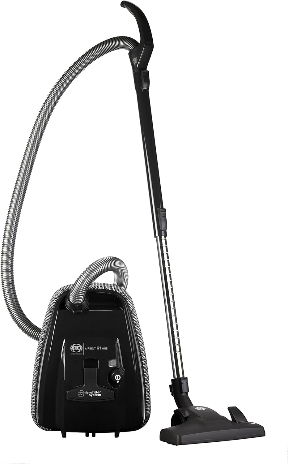 Sebo Airbelt K1 One Bodenstaubsauger, Kunststoff, Schwarz, 42.00 x 30.00 x 24.00 cm Schwarz 42.00 x