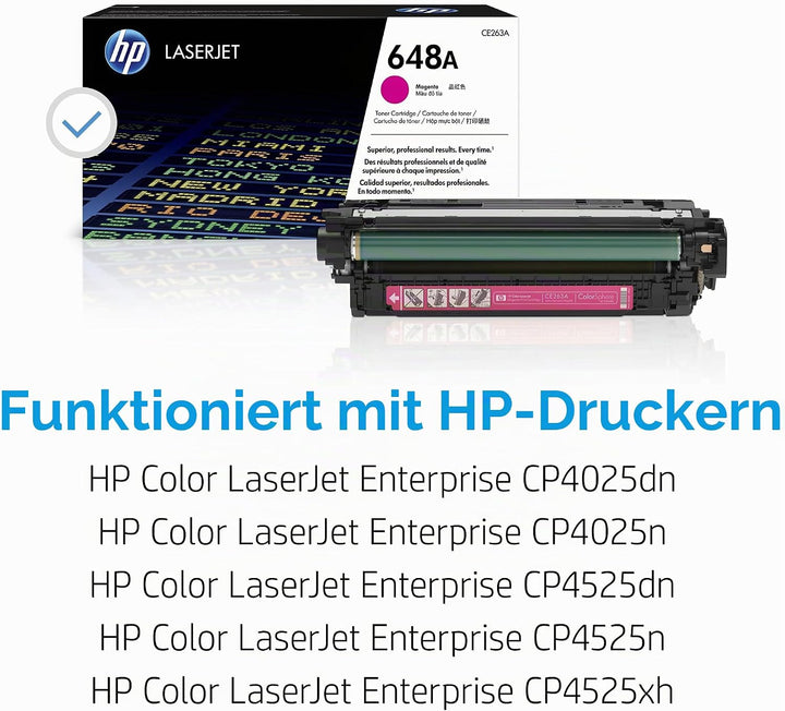 HP 648A Magenta Original LaserJet Tonerkartusche Magenta 11.000S, Magenta 11.000S