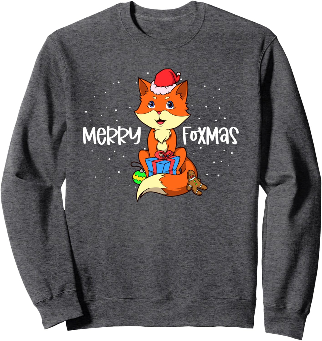 Frohe Weihnachten mit Fuchs - Merry Foxmas Sweatshirt