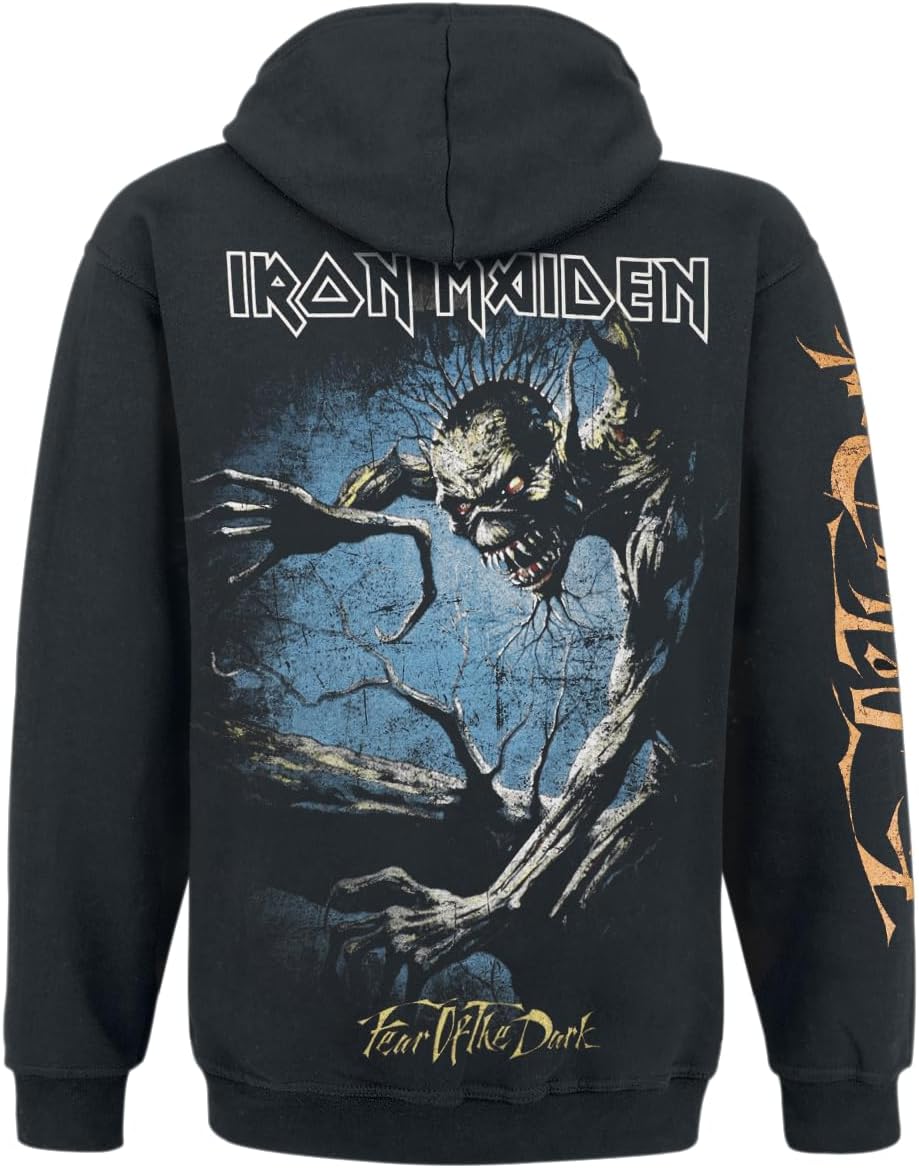 Iron Maiden Fear of The Dark Männer Kapuzenpullover schwarz L Schwarz, L Schwarz