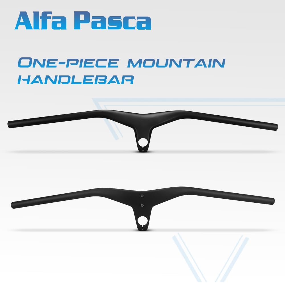 Alfa Pasca mtb lenker carbon 1-1/8" mtb lenker riser carbon Integrierte UD matt 720 * 80mm mountainb