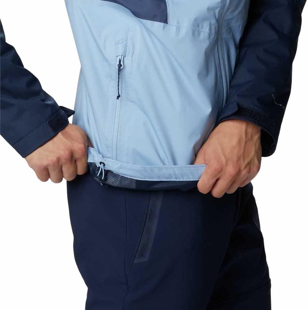 Columbia Herren Inner Limits Jacket Wasserdicht Regenjacke (1er Pack) L Jet Stream/Dark Mountain/Col