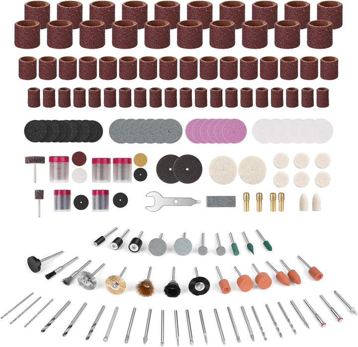 HARDELL Kit 508-teilig für Rotationswerkzeuge, kompatibel mit Dremel. Zubehör mit 1/8 Zoll (3,2 mm)