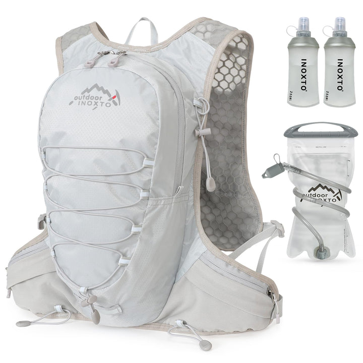 INOXTO Sport Wasserbeutel Weste Mit 1.5l Trinkblasen Running Weste Rucksack FüR Outdoor Wandern Trai