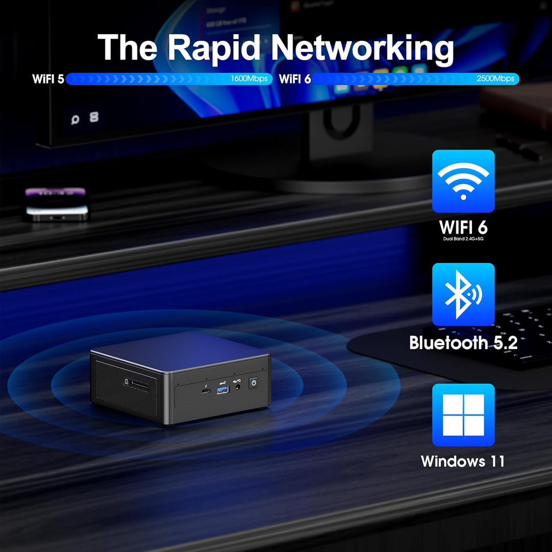 Intel NUC 11 Panther Canyon Mini-PC, Intel Core i7-1165G7 Prozessor, 32GB RAM und 1TB SSD Mini-Compu