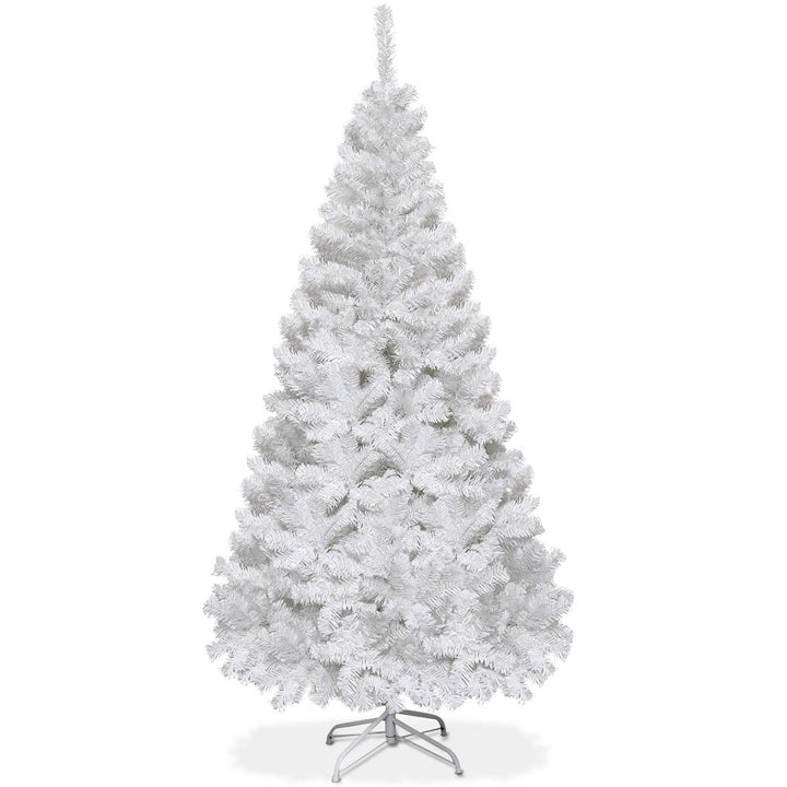 COSTWAY 180cm Künstlicher Weihnachtsbaum, Tannenbaum mit Metallständer, Christbaum PVC Nadeln, Kunst