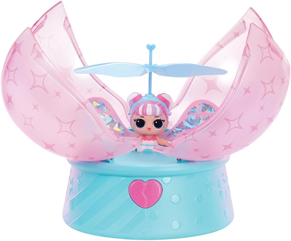 L.O.L. Surprise! Magic Flyers Fairies Tots - Snowflake - Enthält 1 Puppe und 1 Zauberstab, in Einer