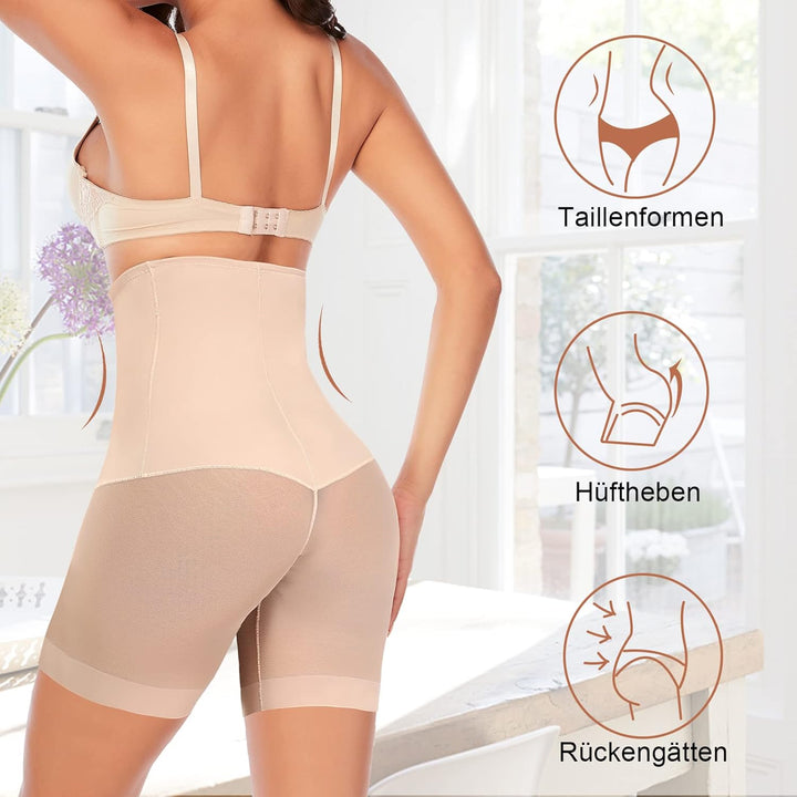Bauchweg Unterhose Damen Shapewear Miederhose Hohe Taille Figurformende Unterwäsche Leggings Miederp