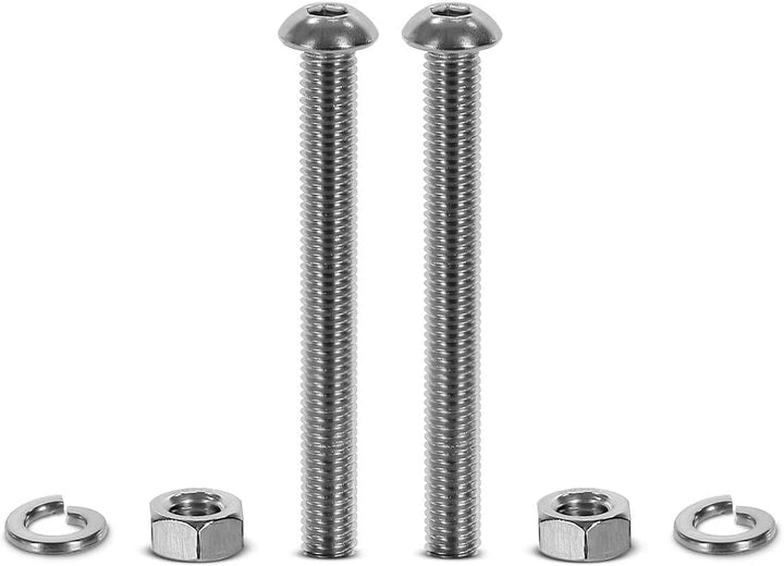 2er Set Ersatz Stufe für Aufstellbeckenleiter inkl. Schraubensatz Trittstufe weiss 43 mm Holm Hochbe