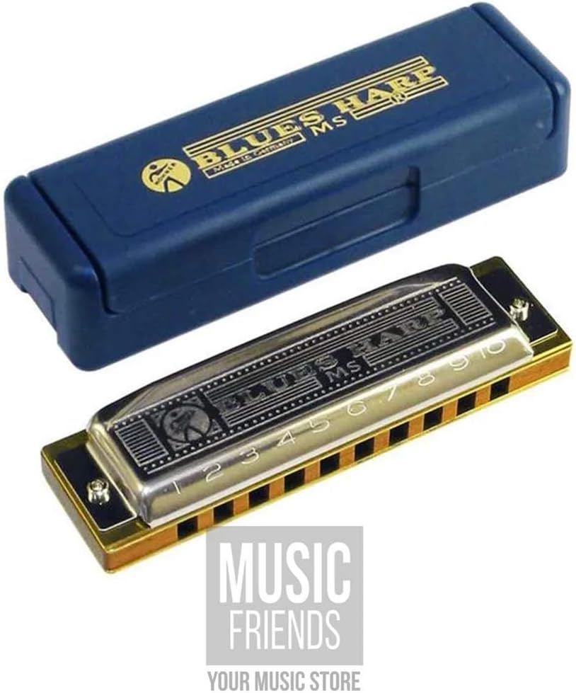 HOHNER Mundharmonika, Blues Harp MS, F Single F, Single F